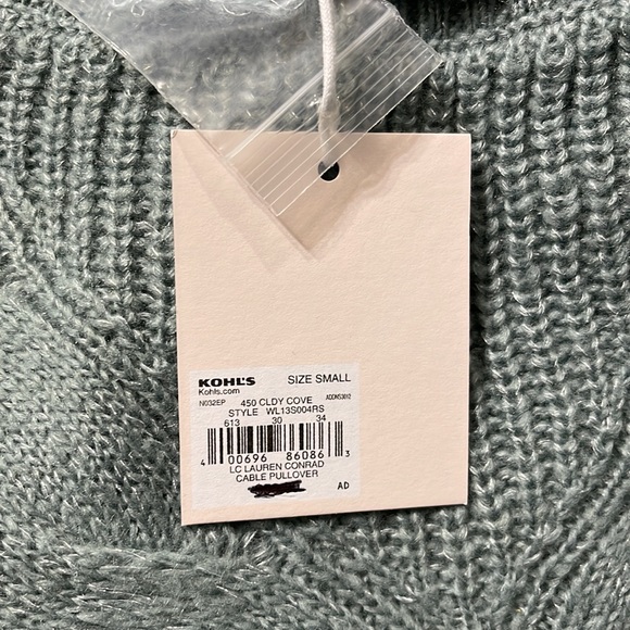 Lauren Conrad Blue Green Sweater, Size Small - Picture 7 of 7